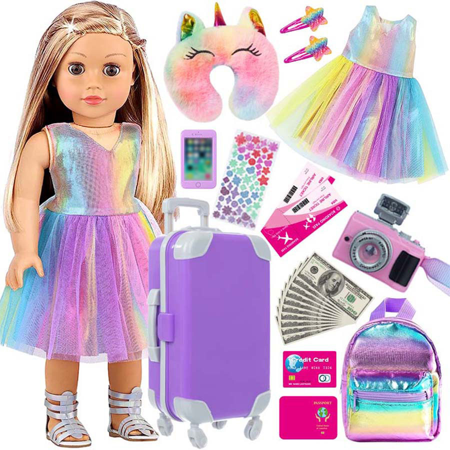Laptop Accessories For Girls - 18 inç Bebek Kıyafetleri ve Aksesuarları