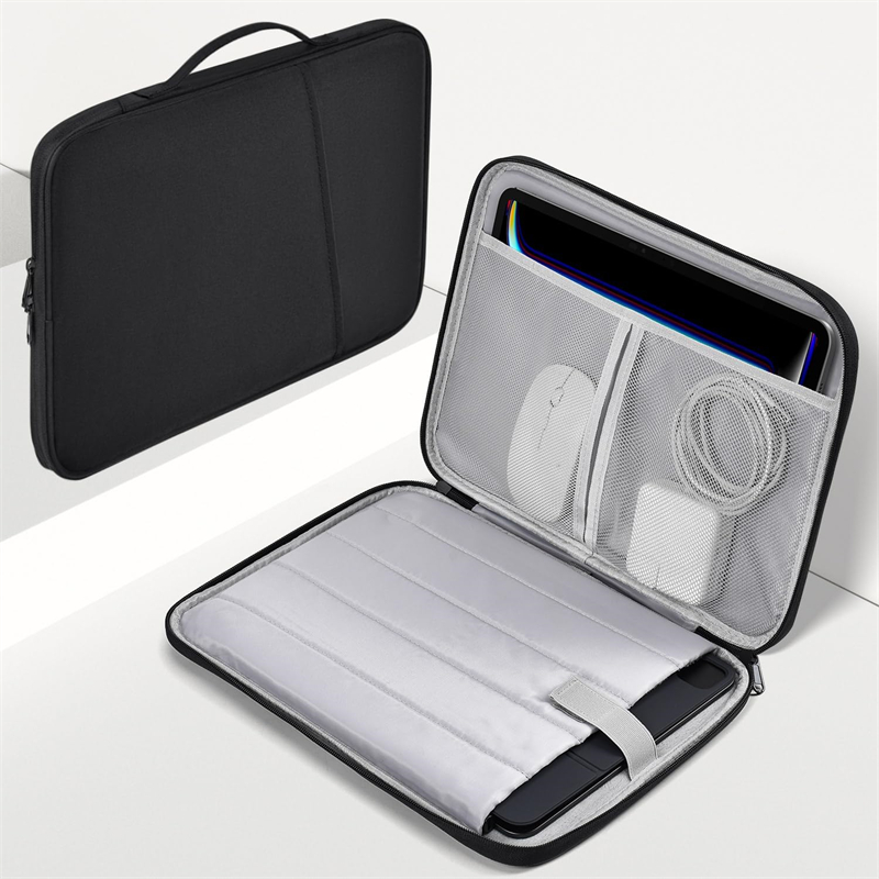 Laptop Accessories Travel Case - Su Geçirmez Darbeye Dayanıklı Saplı Çanta