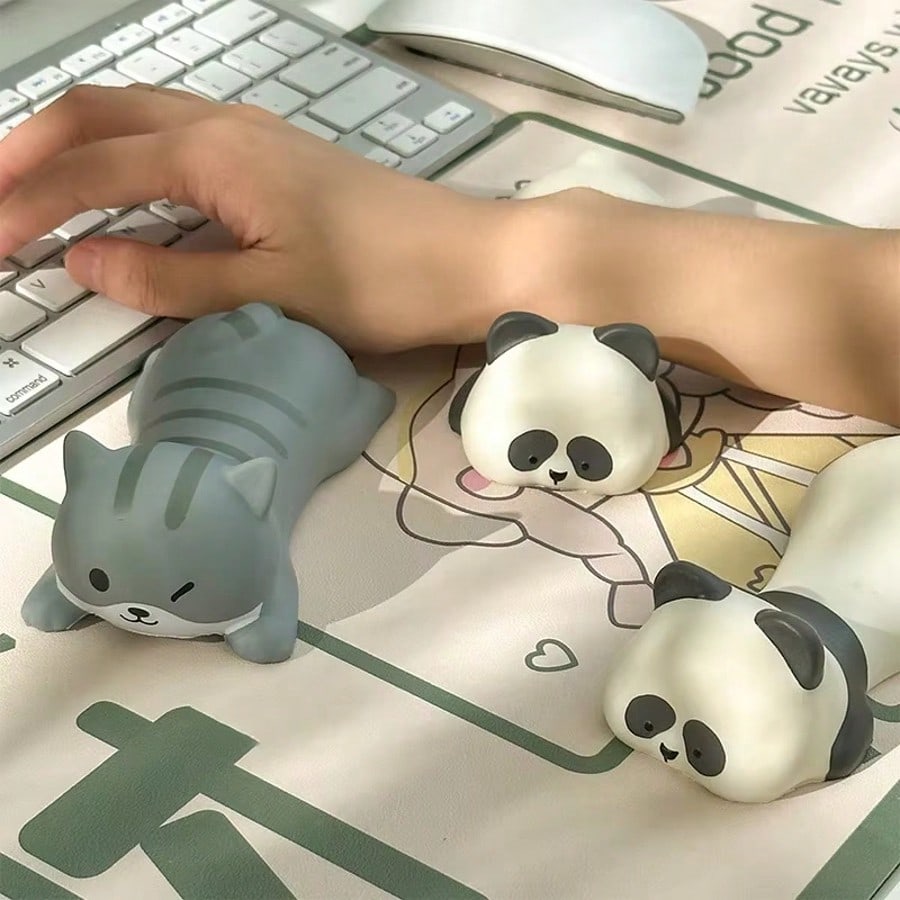 Laptop Accessories For Wrist Support - 1 adet Ergonomik Panda Bilek Desteği