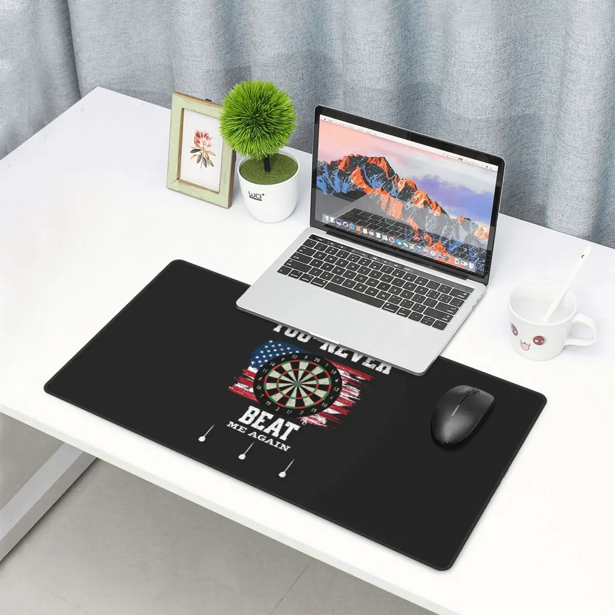 Laptop Accessories Target - Büyük Mouse Pad Dart Tahtası Ok