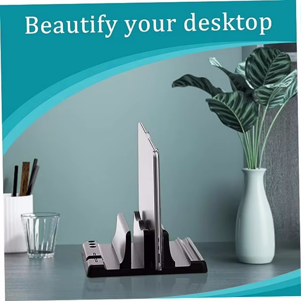 Laptop Accessories Gadgets - Ayarlanabilir Dikey Dizüstü Bilgisayar Standı Genişliği