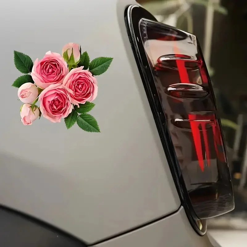 Laptop Accessories Pink - Zarif Pembe Gül ve Şakayık Komik