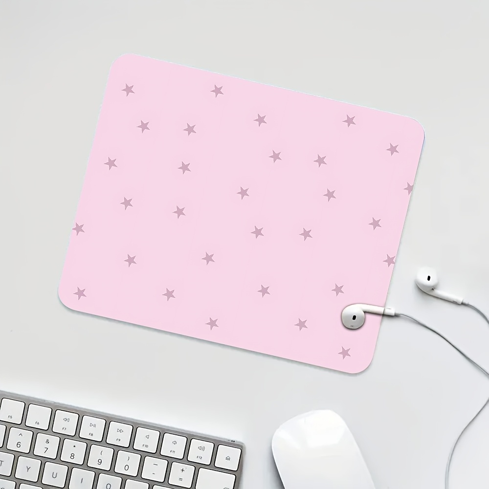 Pembe Yıldız Mouse Pad Kaymaz  - Laptop Accessories Pink incelemesi ve fiyatı