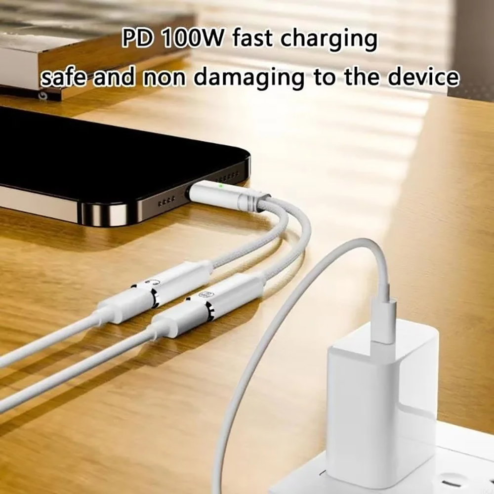 USB C Splitter 2 in 1 Kulaklık - Laptop Accessories Headphones incelemesi ve fiyatı
