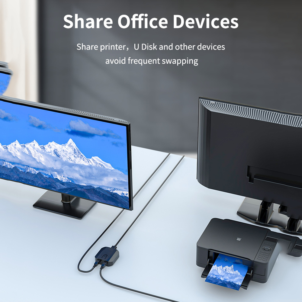 2X1 KVM Switch Box seçici çift - Monitor Portable Usb incelemesi ve fiyatı