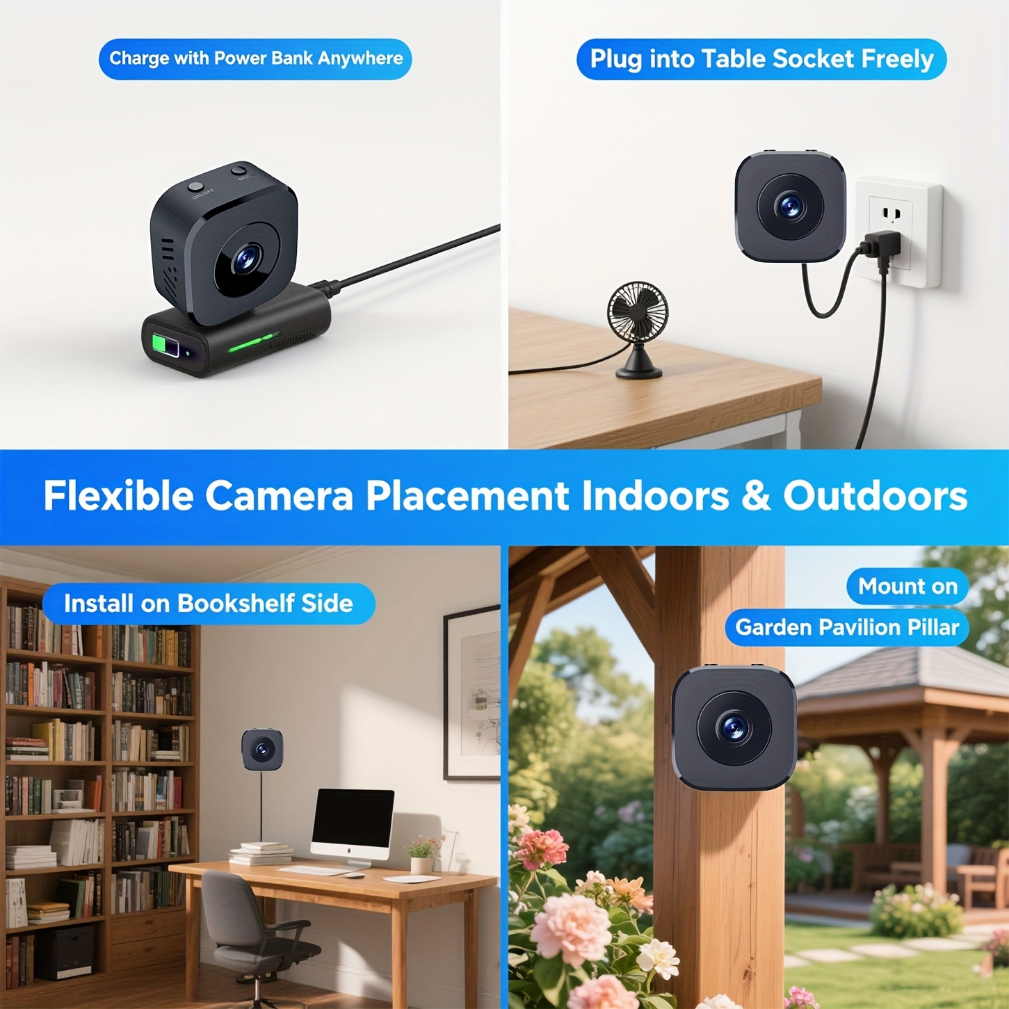 1080P HD Mini WiFi Kamera Kapa - Monitor Portable Usb incelemesi ve fiyatı