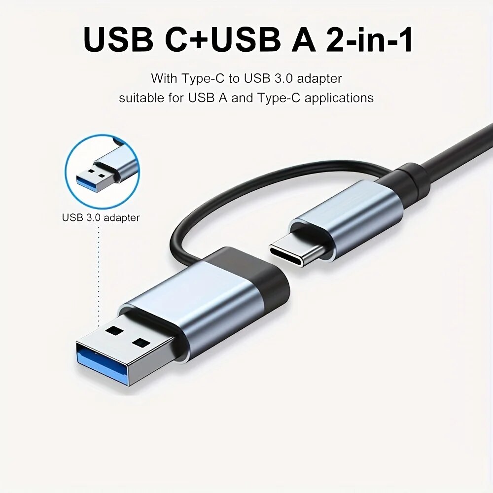 2'si 1 Arada USB3.0 Hub 7 Port - Laptop Accessories Gadgets incelemesi ve fiyatı