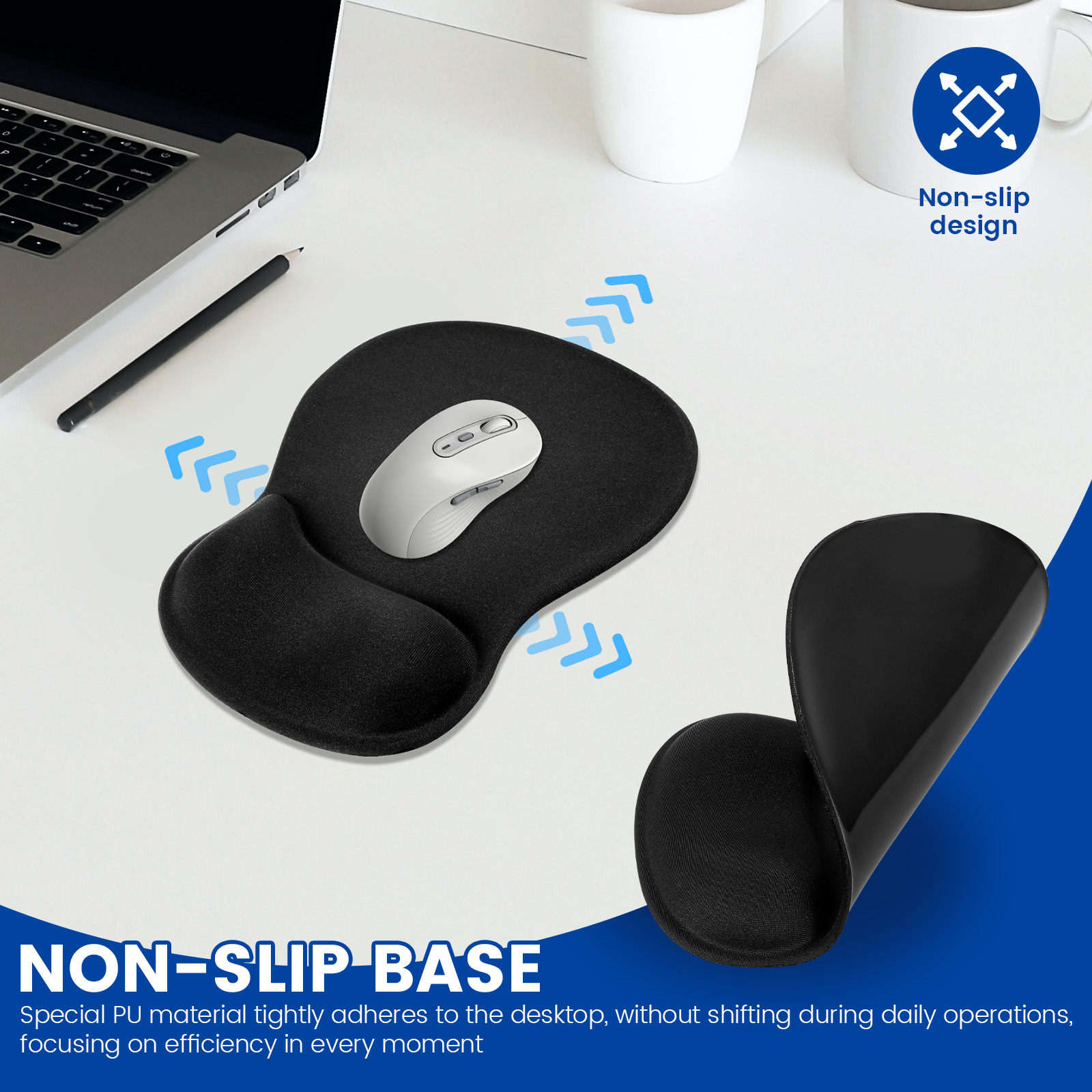 1/4 adet ergonomik Mouse Pad k - Laptop Accessories For Wrist Support incelemesi ve fiyatı