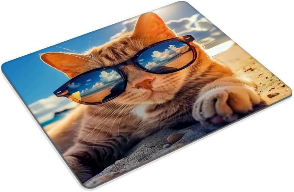 Sunshine Beach Cat Mouse Pad,  - Laptop Accessories For Wrist Support incelemesi ve fiyatı